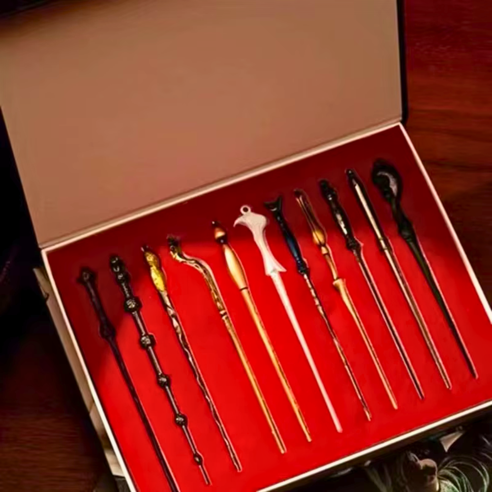 Harry Potter NikNak Gift Set with Wands, Rings & Bookmarks