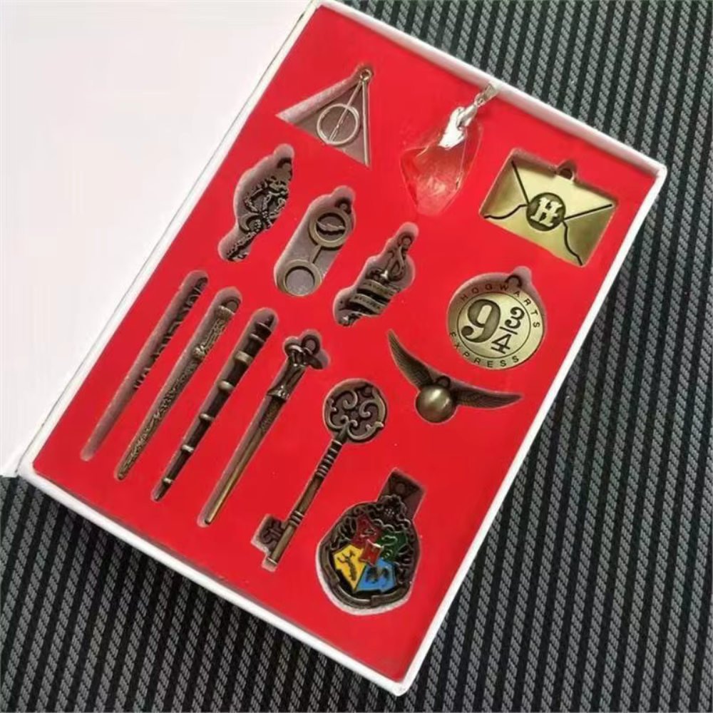 Harry Potter NikNak Gift Set with Wands, Rings & Bookmarks